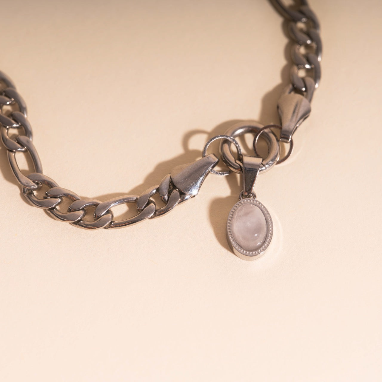 Dawn to Dusk Oval Necklace Charm