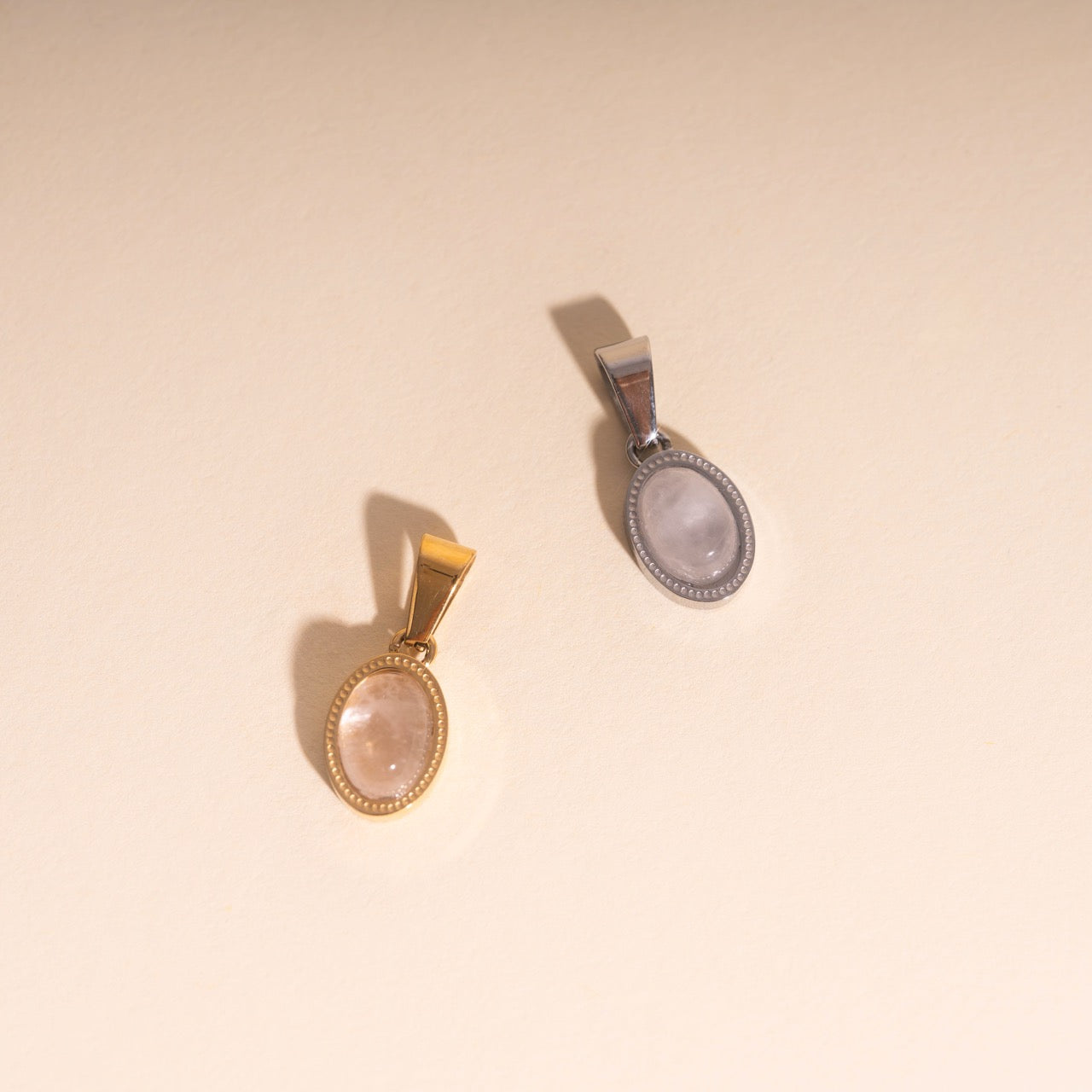 Dawn to Dusk Oval Necklace Charm