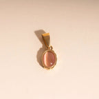 Haze Oval Necklace Charm by Oh Clementine