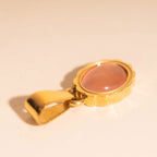 Haze Oval Necklace Charm by Oh Clementine