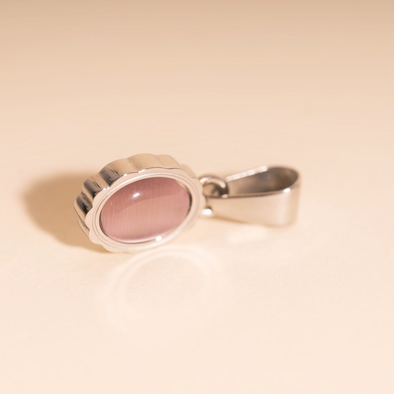 Haze Oval Necklace Charm