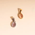 Haze Oval Necklace Charm by Oh Clementine