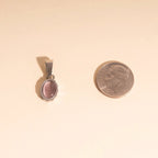 Haze Oval Necklace Charm by Oh Clementine