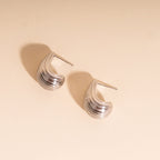 Chunky Teardrop Stud Earrings by Oh Clementine