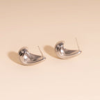 Chunky Teardrop Stud Earrings by Oh Clementine