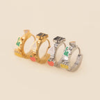 NYC 3D Huggie Hoop Earrings by Oh Clementine