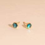 March Birthstone Stud Earrings by Oh Clementine