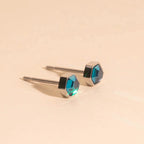 March Birthstone Stud Earrings by Oh Clementine