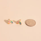 Pastel Rainbow Stud Earrings by Oh Clementine