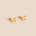 Mini Butterfly Stud Earrings by Oh Clementine