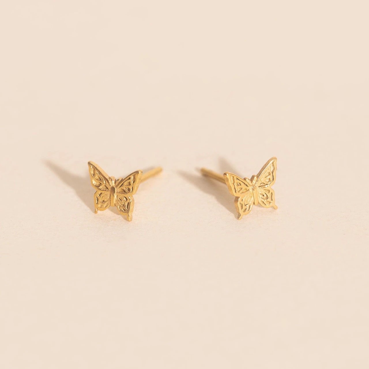 Mini Butterfly Stud Earrings by Oh Clementine