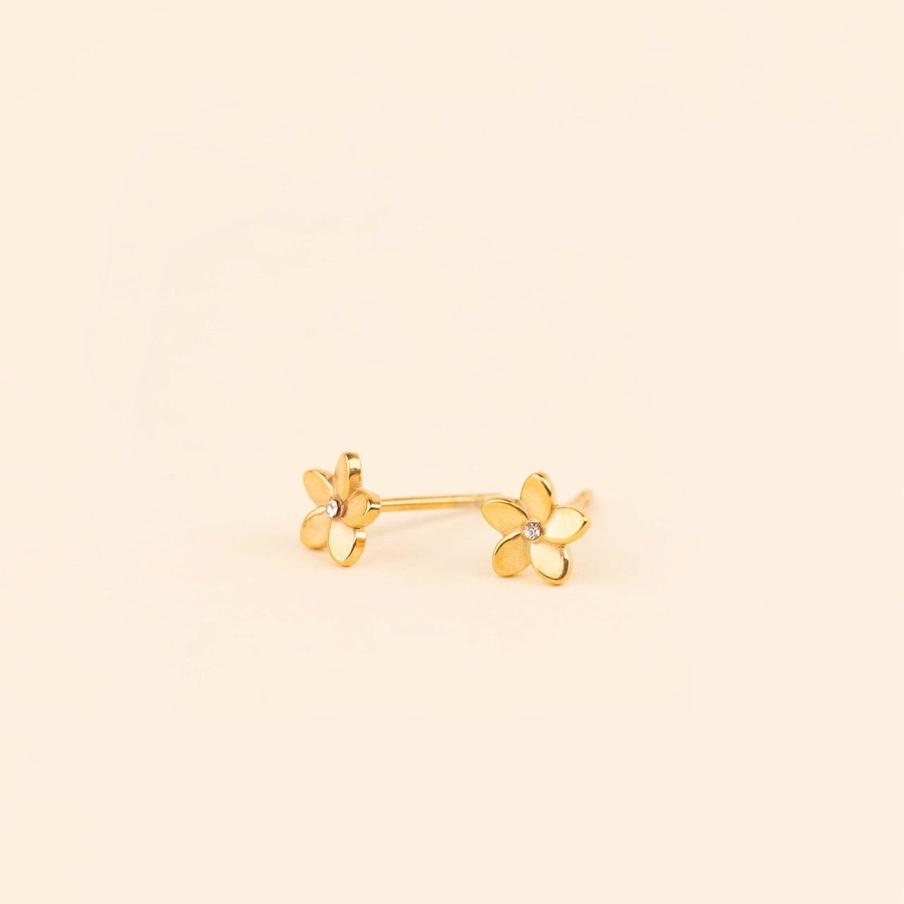 Plumeria Flower Stud Earrings by Oh Clementine