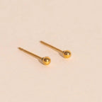 Tiny Ball Stud Earrings by Oh Clementine