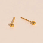 Tiny Ball Stud Earrings by Oh Clementine