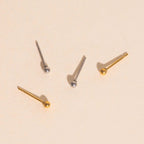 Tiny Ball Stud Earrings by Oh Clementine