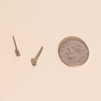 Tiny Ball Stud Earrings by Oh Clementine