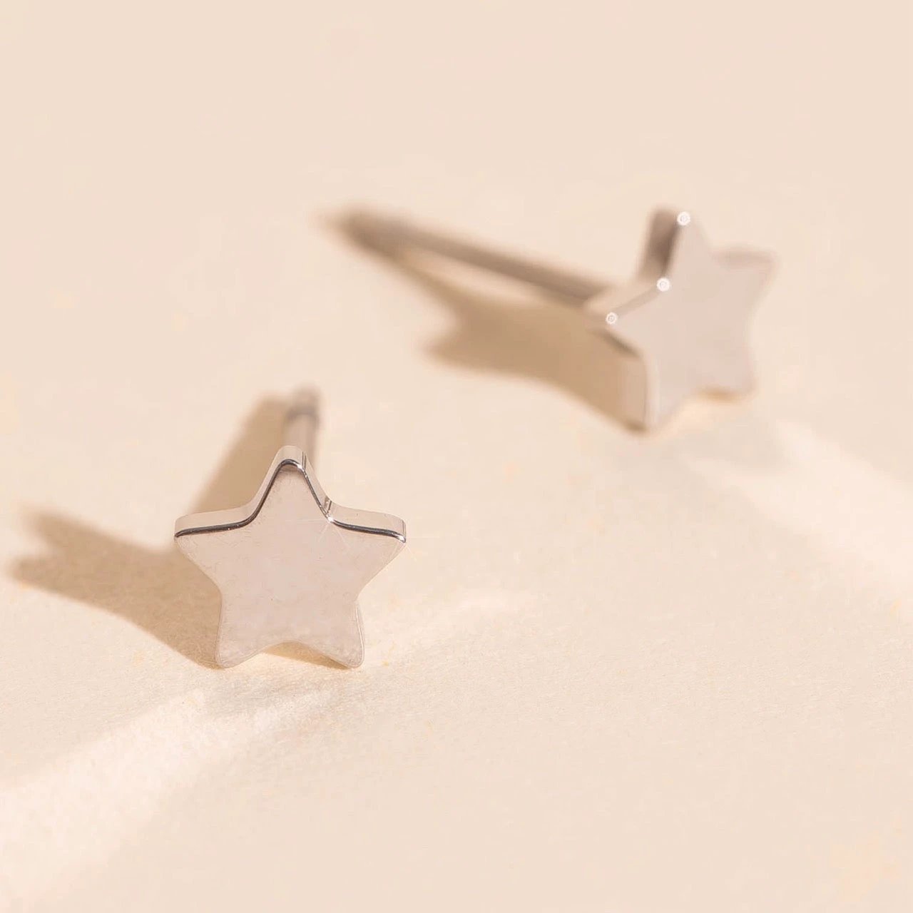 Mini Star Stud Earrings by Oh Clementine