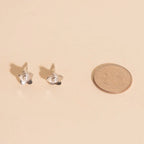 Mini Pearl Flower Stud Earrings by Oh Clementine