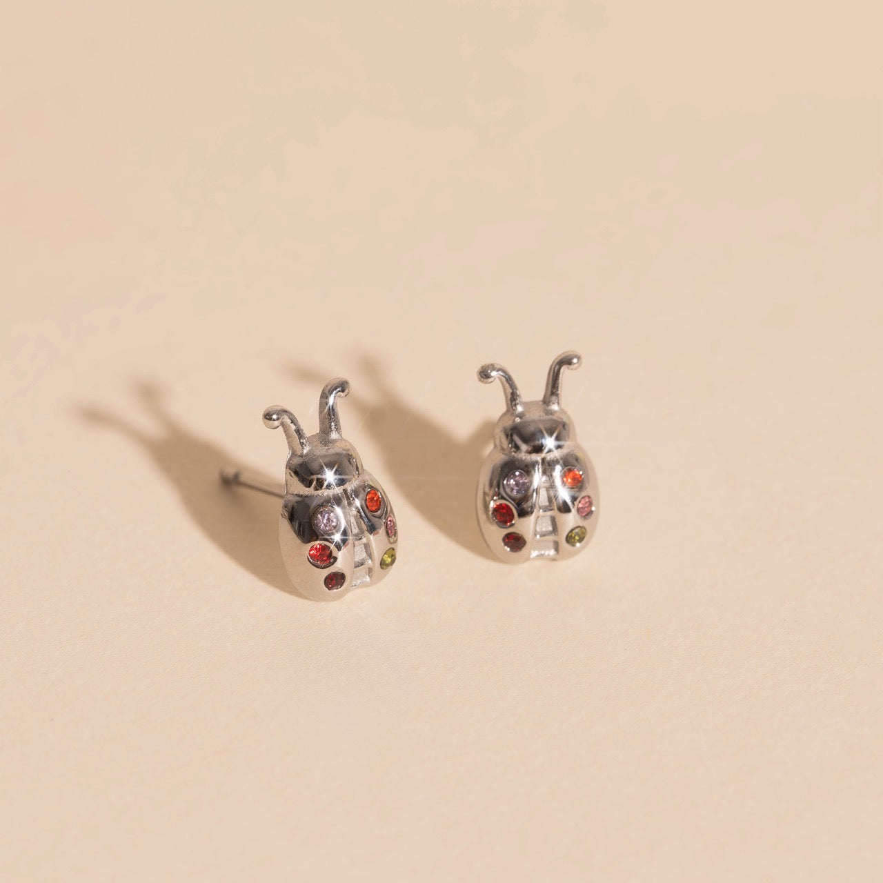 Ladybug Stud Earrings