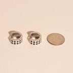 Argyle Super Chunky Huggie Hoop Earrings by Oh Clementine