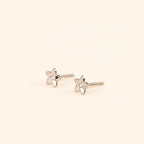 Plumeria Flower Stud Earrings by Oh Clementine