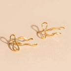 Dainty Bow Stud Earrings