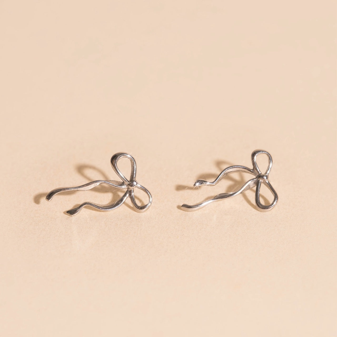Dainty Bow Stud Earrings