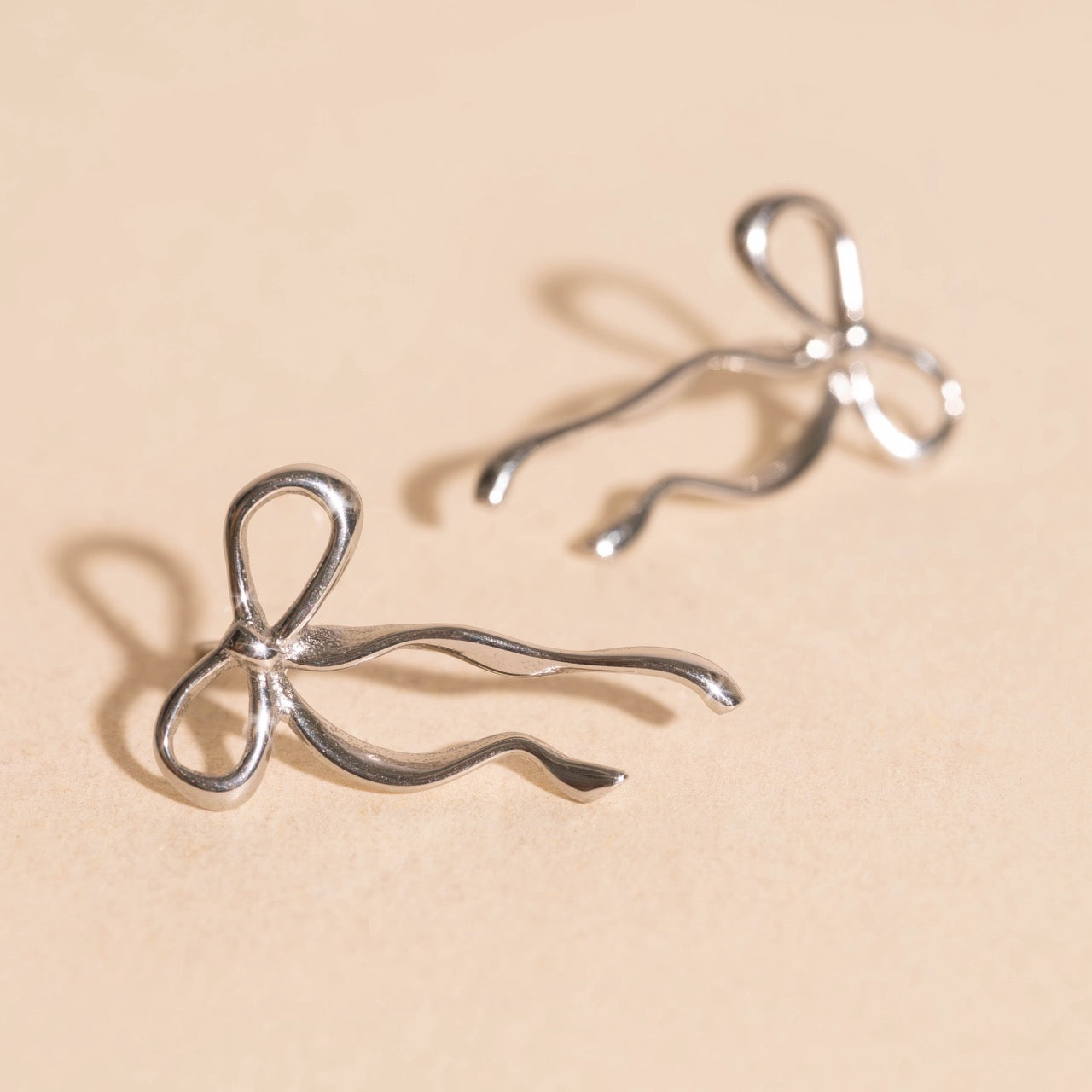 Dainty Bow Stud Earrings
