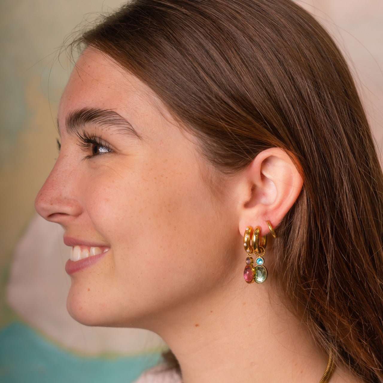 Twist and Mix Huggie Hoop Charms