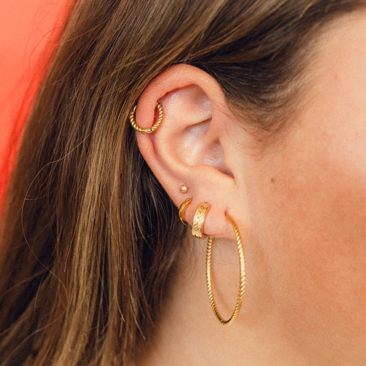 Tiny Ball Stud Earrings by Oh Clementine