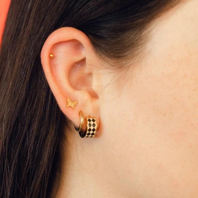 Mini Butterfly Stud Earrings by Oh Clementine