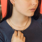 Micro Tennis Necklace by Oh Clementine