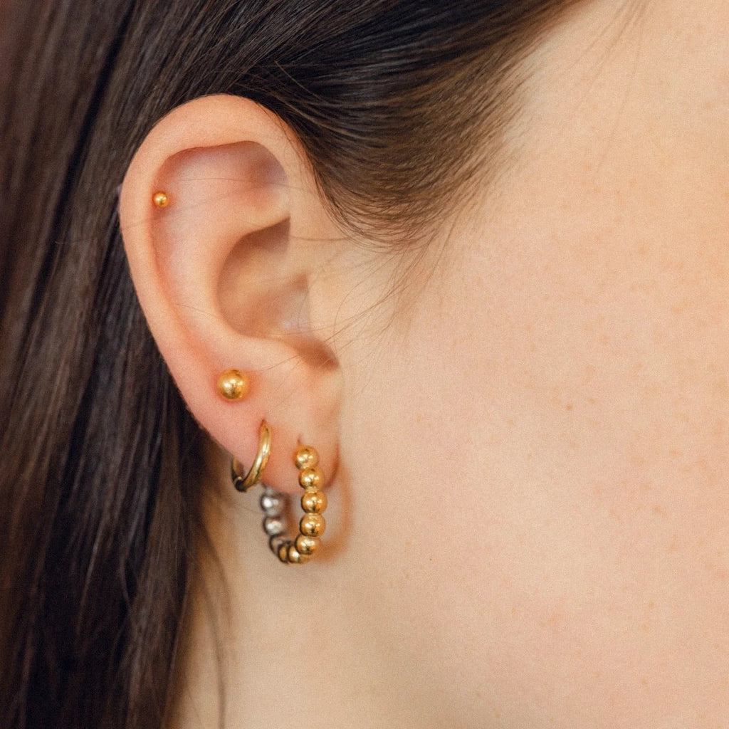 Ball Stud Earrings by Oh Clementine