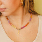 Dainty Daisy Necklace Charm by Oh Clementine