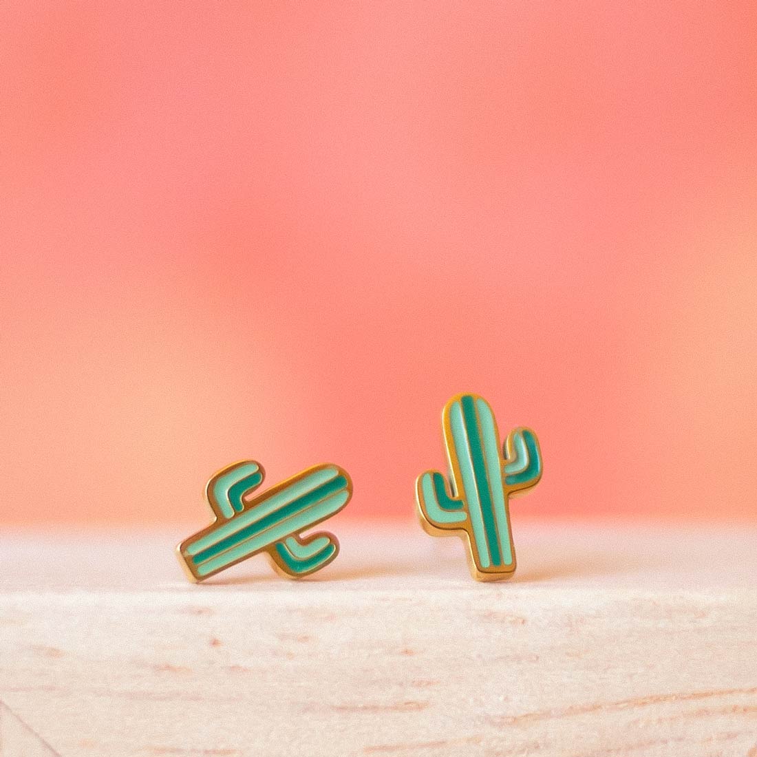 Cactus Stud Earrings