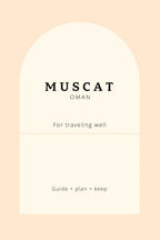 Muscat, Oman Travel Guidebook – 2025 Trip Planner & Journal