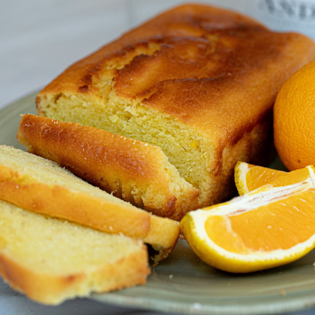 Orange Glazed Mimosa Cake