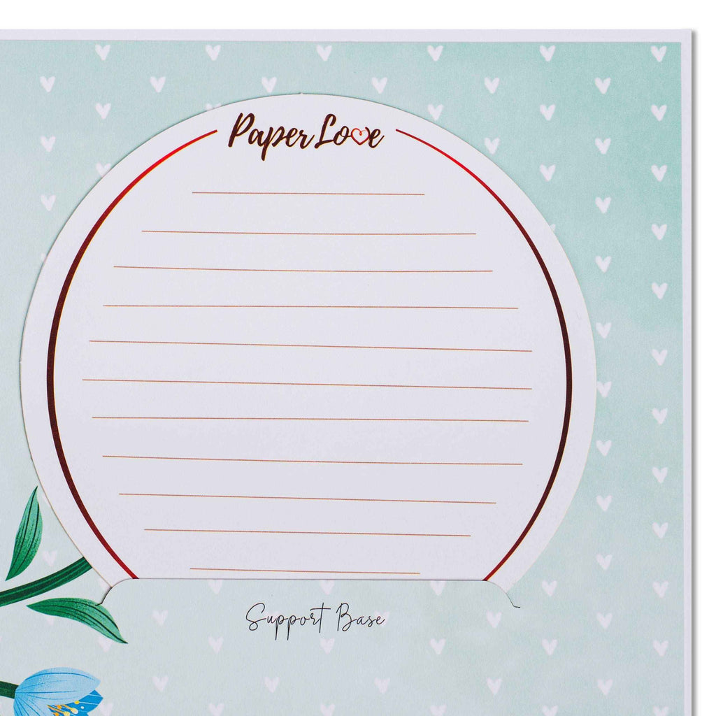 HugePop Blissful Flower Bouquet Pop Up with Detachable Paper Flower