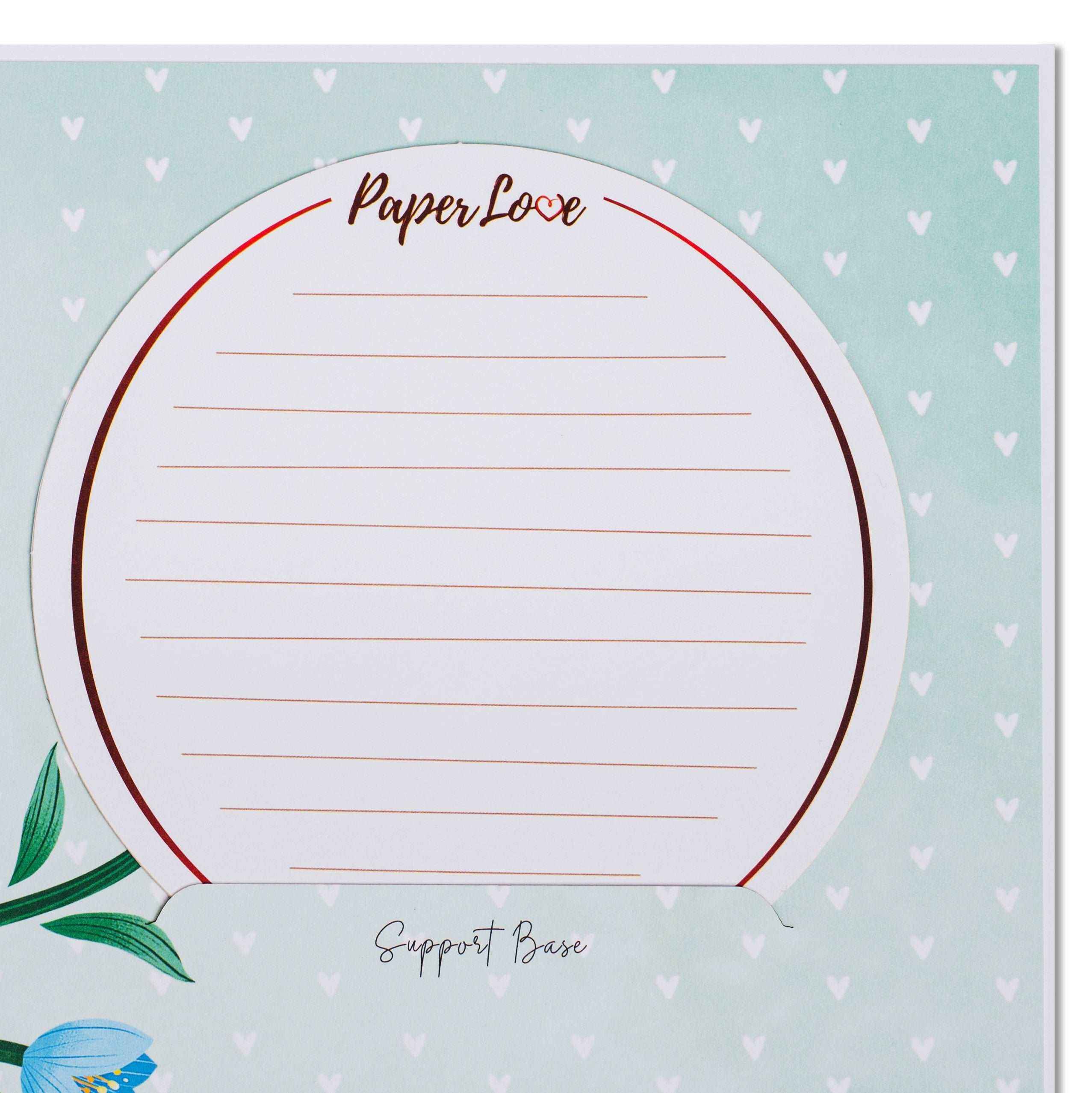 HugePop Blissful Flower Bouquet Pop Up with Detachable Paper Flower