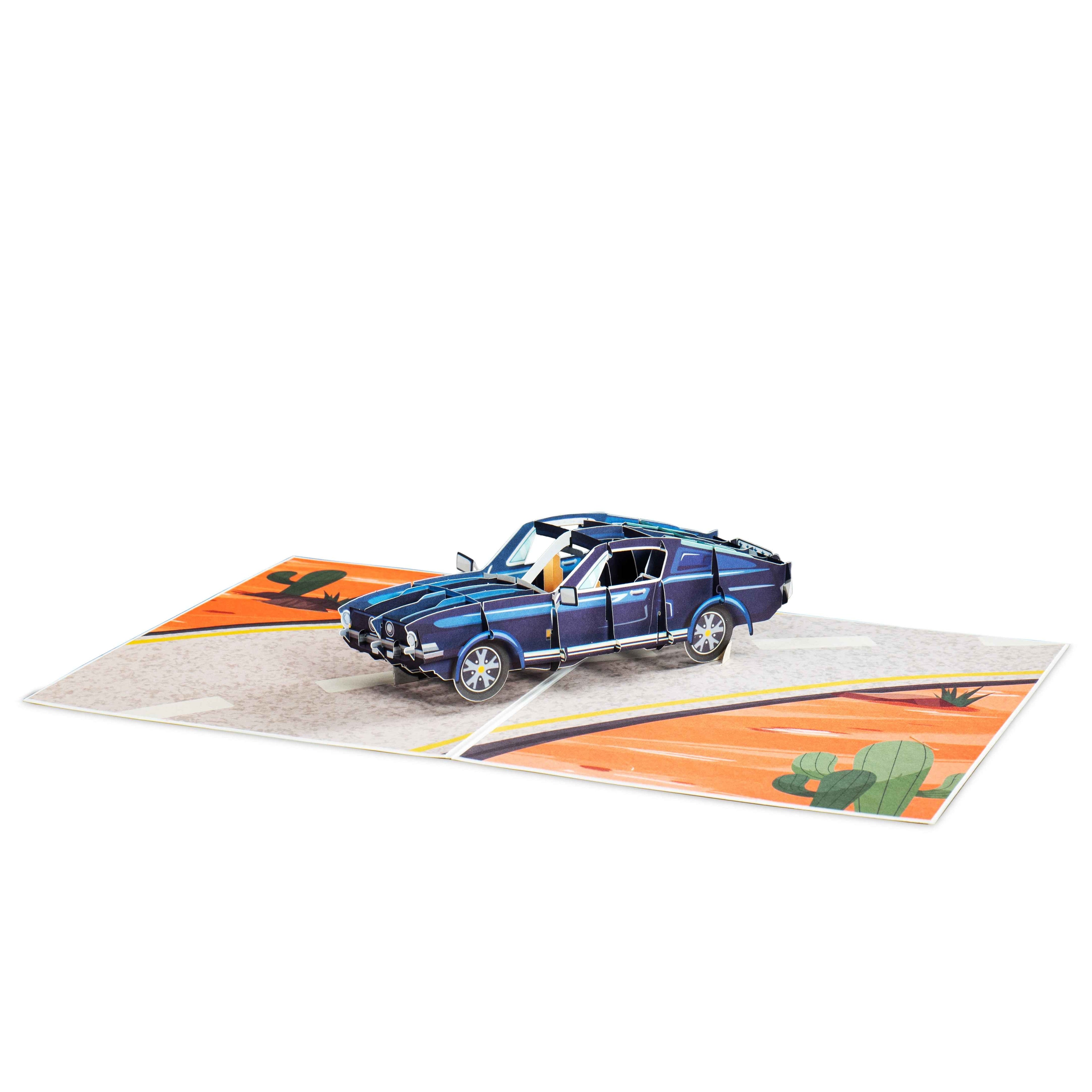 Sports Car Pop Up Card
