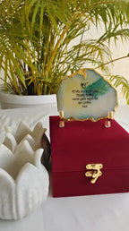 Ek Onkar Mantra on Agate - Luxury Gift