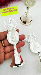 5" German Silver Bell for Puja - Affordable Diwali Return Gift/ Puja Return Gift