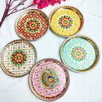 Minakari Thali / Minakari Stainless Steel Box - Housewarming Gift/Hostess Gift