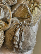 Heavy Sequin Potli Bag with Thread Embroidery