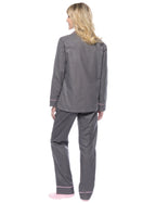 Womens Premium 100% Cotton Flannel Pajama Sleepwear Set