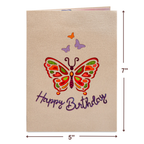 Birthday Butterfly Pop Up Card by Paper Love