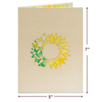 Sunflowers Pop Up Card by Paper Love
