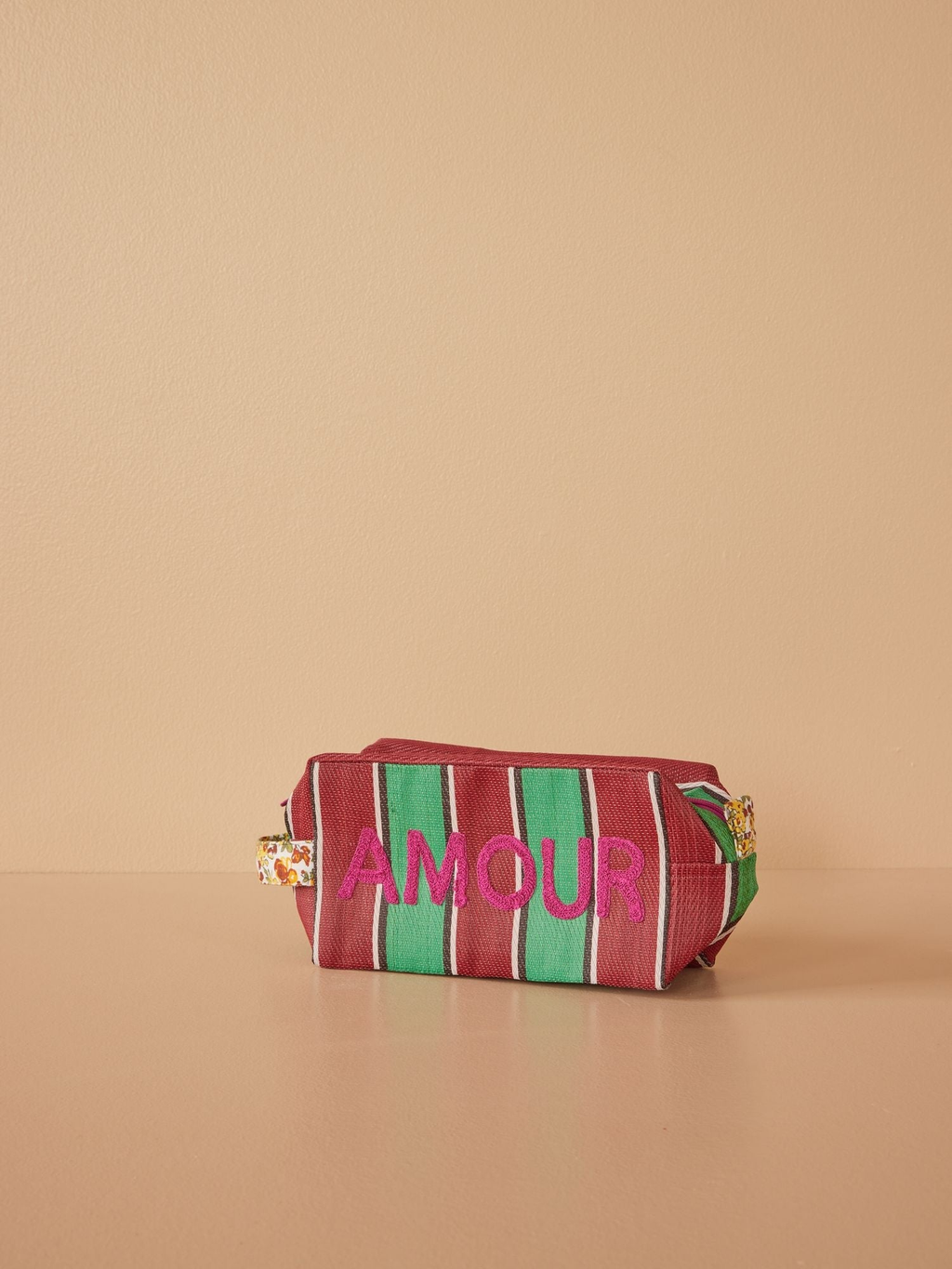 Recycled Plastic Toiletry Bag - Multicolor - Embroidery Print