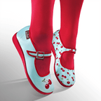 Chocolaticas® Cherry Women's Mary Jane Flat by Hot Chocolate Design