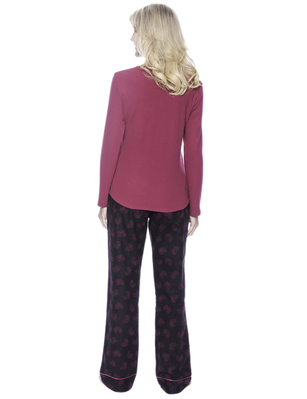 Womens Premium 100% Cotton Flannel/Thermal Loungewear Set